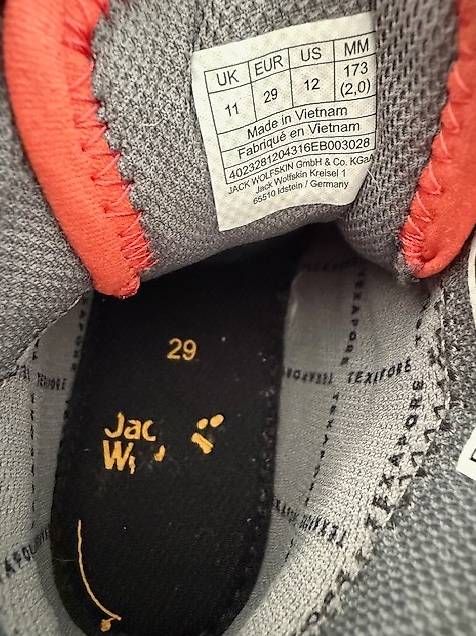 Jack Wolfskin Scarpe per ragazzi: Kinder Wanderschuhe Jack Wolfskin, Grösse 29 – Nuovo (secondo la descrizione) da Binningen venduto da Vivident01 3