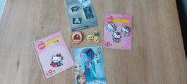 Bügelbilder Set Hello Kitty, Disney, Totenkopf, Emojis
