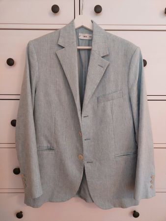 Oversized Leinen Blazer Mango