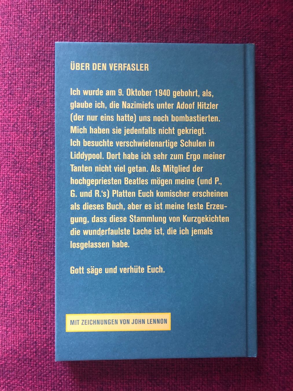 Libri: John Lennon "In seiner eigenen Schreibe" – Nuovo (secondo la descrizione) da Riehen venduto da Indiastrella 1
