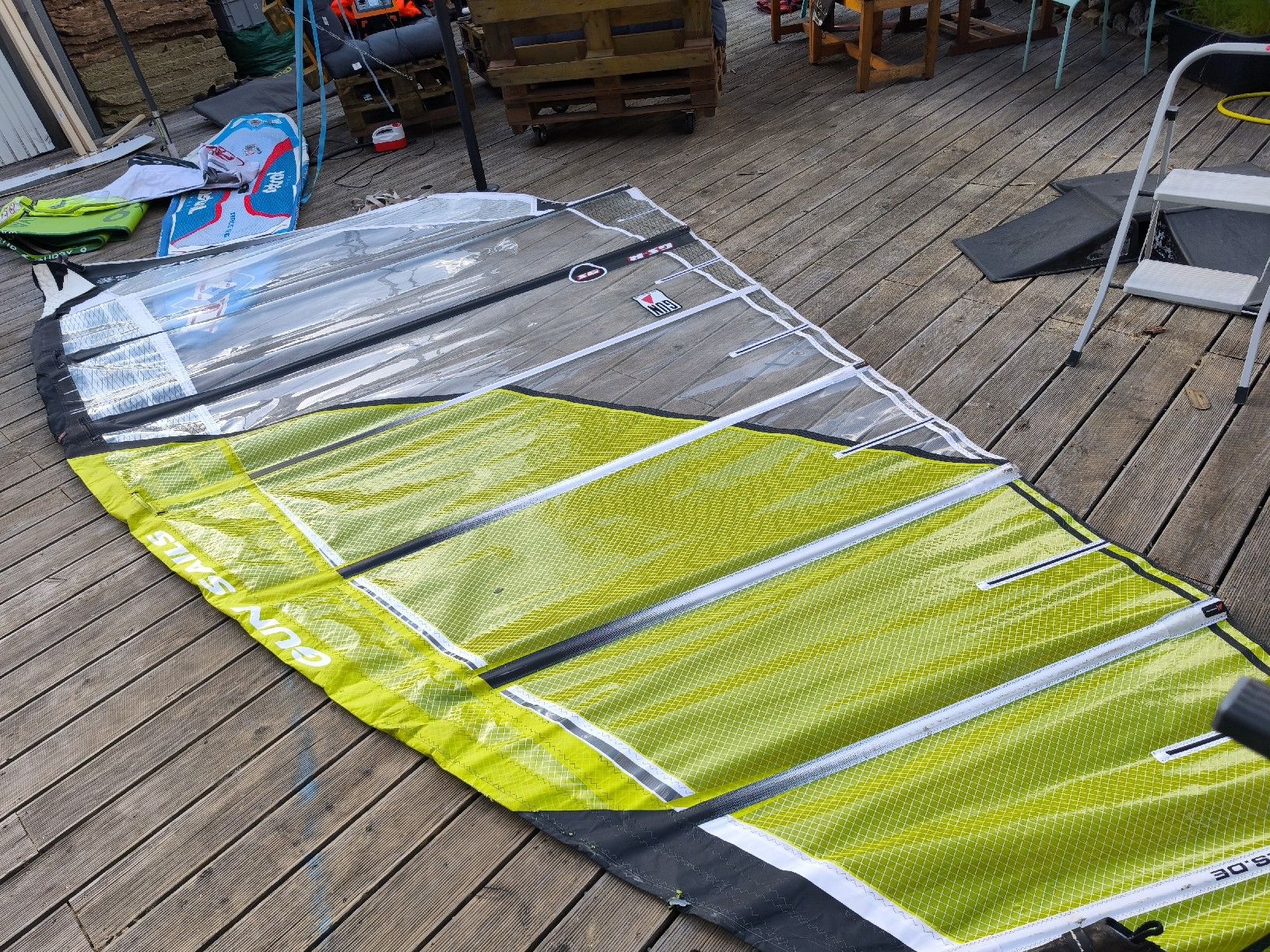Surfen: Windsurfsegel Gunsail 9.5 Race 4 Camber – Gebraucht aus Göschenen von kai_9ppg 3