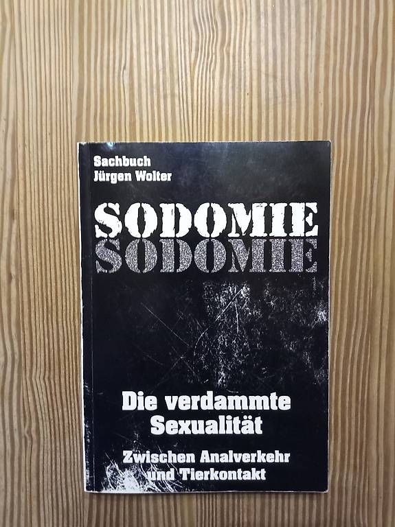 Libri: Sachbuch Sodomie 232 Seiten Deutsch – Usato da Brienz BE venduto da INTERNALFIRE