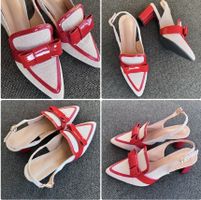 NEU ❤️ Gr 40 Rote Pumps Slingpumps Retro Style 50er Jahre