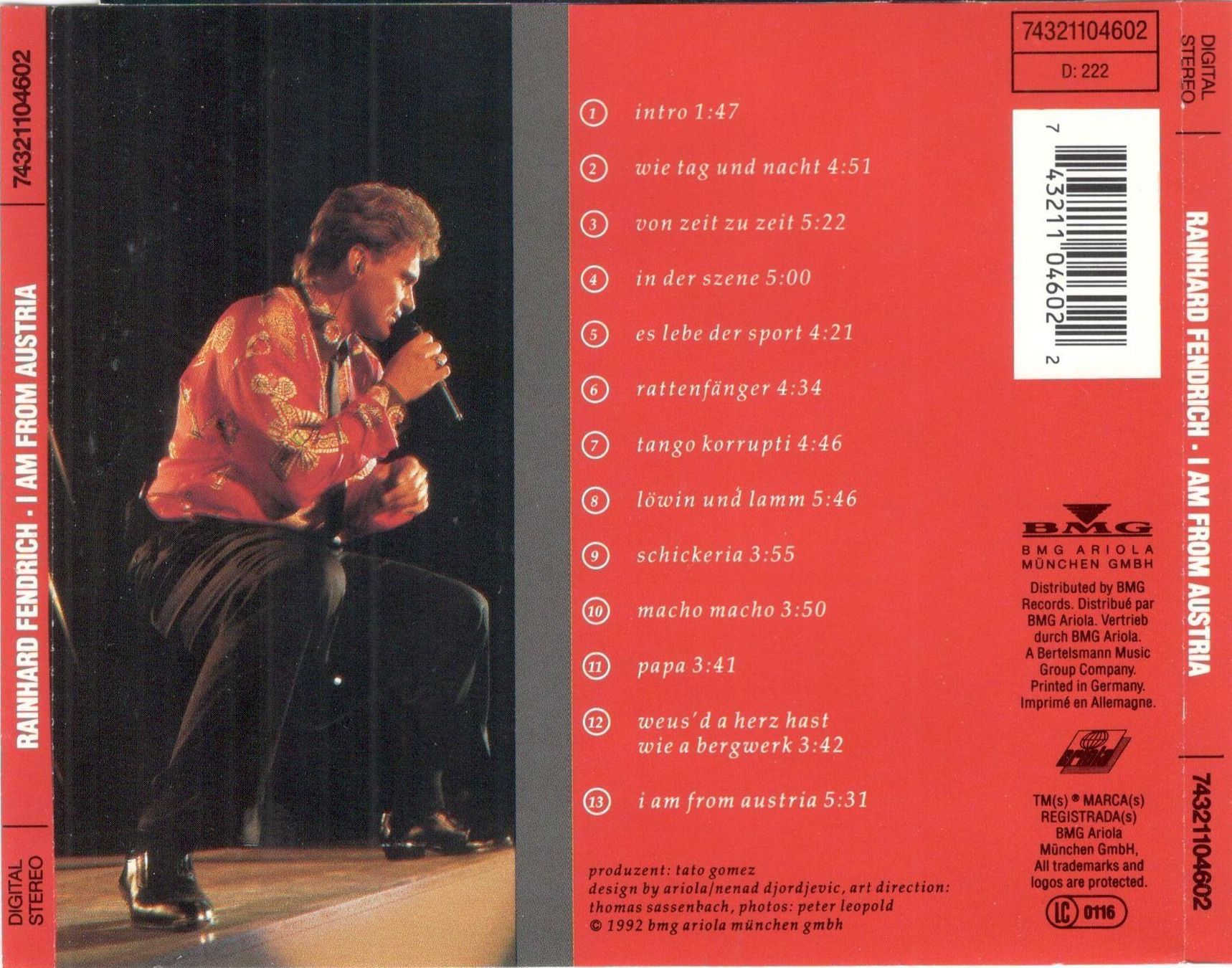 CDs: Rainhard Fendrich CD I Am From Austria – Gebraucht aus St. Margarethen TG von ursk10 1
