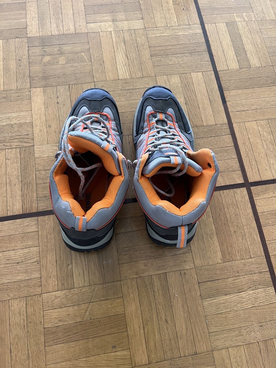 Scarpe da uomo: Chaussures de randonnée gris/orange - 39 – Usato da Montreux venduto da ZeAe 2