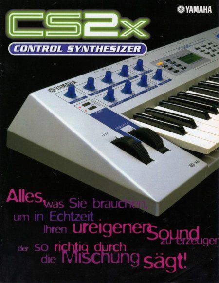Yamaha Musikinstrumente: Vintage Yamaha Synthesizer CS2x / 1999 – Gebraucht aus Aarau von Pearlz 4
