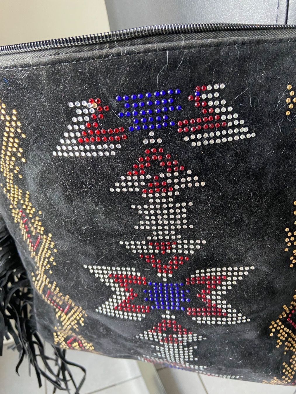 Borse da donna: Neue schwarze Damentasche mit Strasssteinchen – Nuovo e nell'imballaggio originale da Oftringen venduto da andrax 6