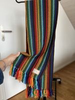 Figueroa Alpaka Schal, Peru, Regenbogenfarben , Fransen, Neu