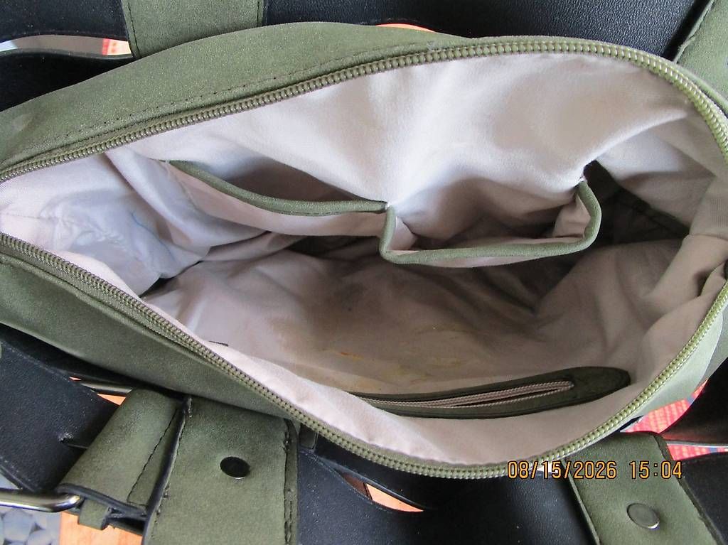 Taschen für Damen: sacs en cuir vert – Gebraucht aus Clarens von krampou 3