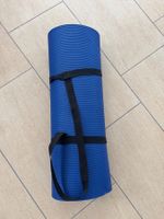 Fitnessmatte Bodyshape blau mit Tragegurt