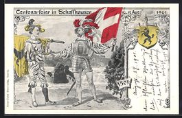Litho Schaffhausen, Centenarfeier 1901, 