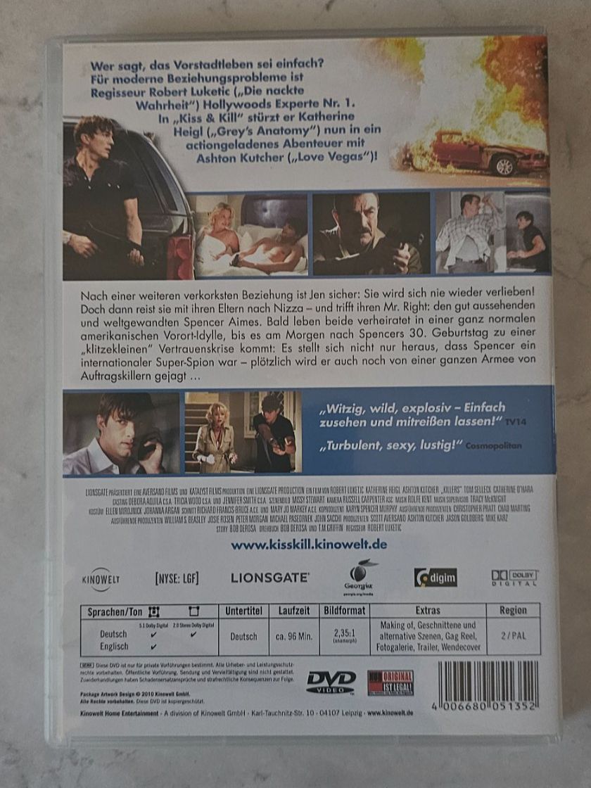 Alle DVDs: Kiss& Kill/ DVD – Gebraucht aus Geuensee von jes_9xyk 1