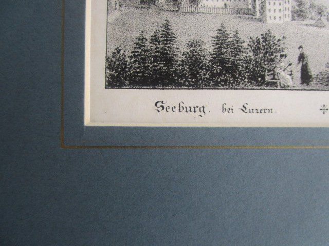 Stiche: Stich - Litho - Seeburg Luzern – Gebraucht aus Luzern von Horoskop1 2