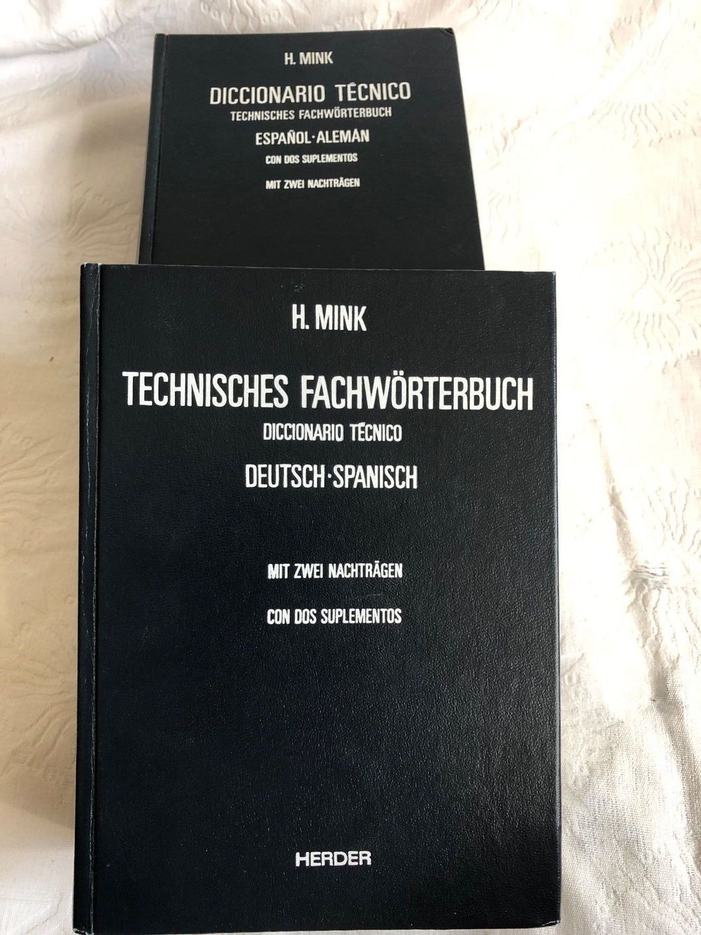 Livres: TECHNISCHES FACHWÖRTERBUCH/DICCIONARIO TECHNICO, d/sp , sp/d – Neuf (Voir description) à Zürich par Husopaska