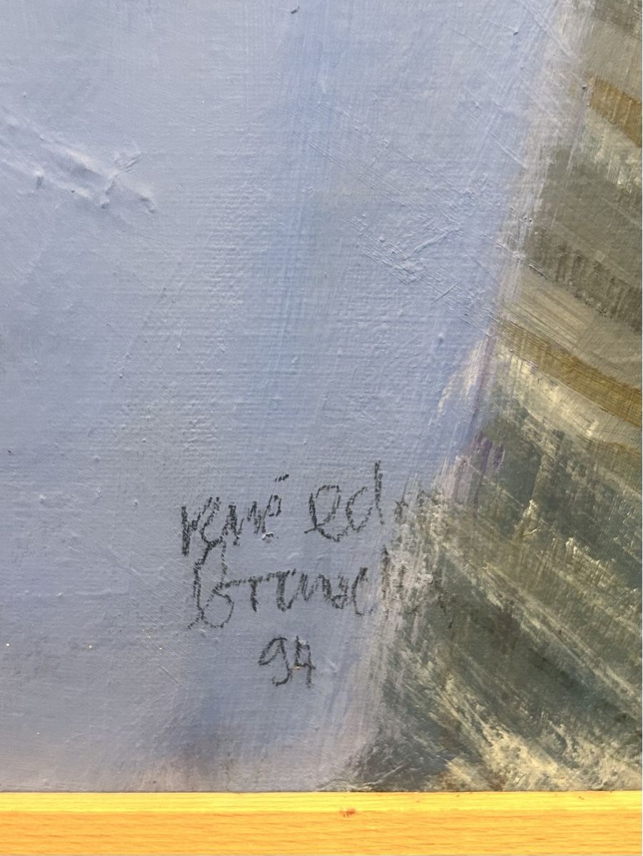 Dipinti: Grosses Gemälde von René Ed. Brauchli – Usato da Oftringen venduto da Michaels011 2