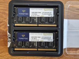 32GB (2x16GB) Timetec DDR4 2666MHz SO-DIMM Laptop RAM CL19