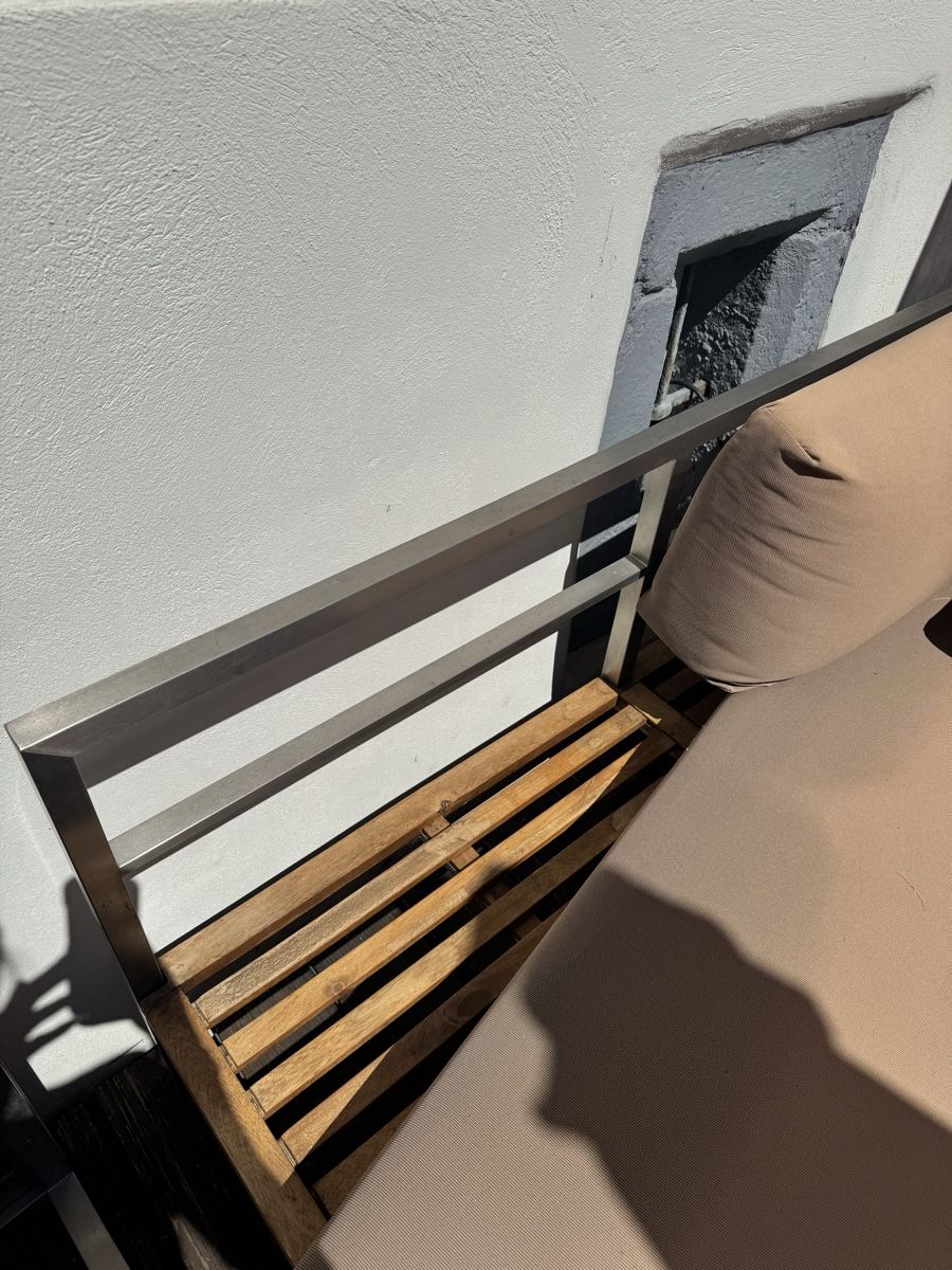 Sofas: Gartenlounge Ecksofa Holz und Metall – Gebraucht aus Rickenbach BL von eumlin 2
