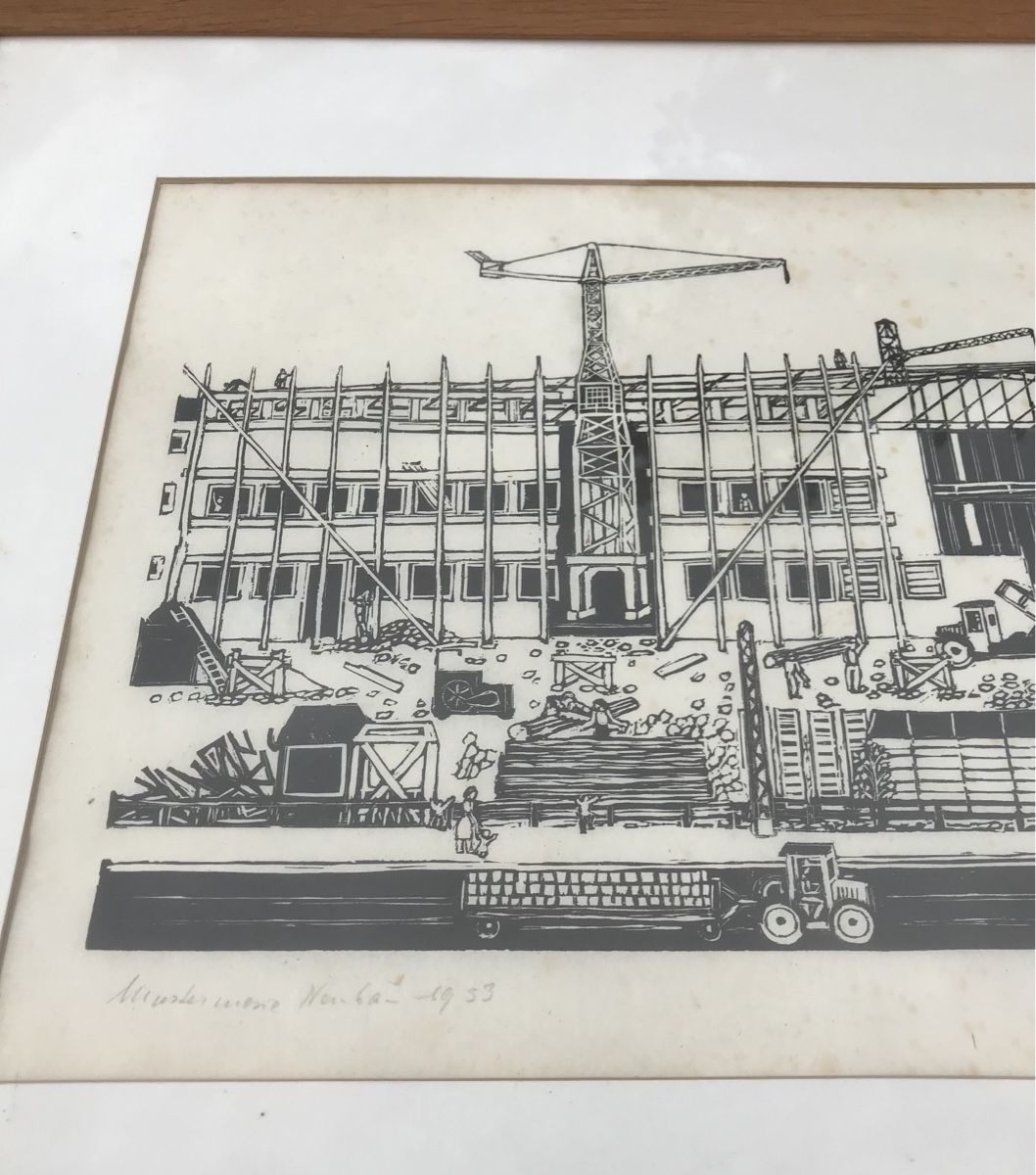 Grafiken & Lithographien: Rudolph Maeglin Mustermesse 1953 – Gebraucht aus Montreux von Barber_Swiss_Vintage 4