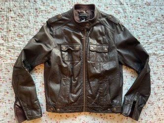 Lederjacke / Mango / EUR/XL/USA/L