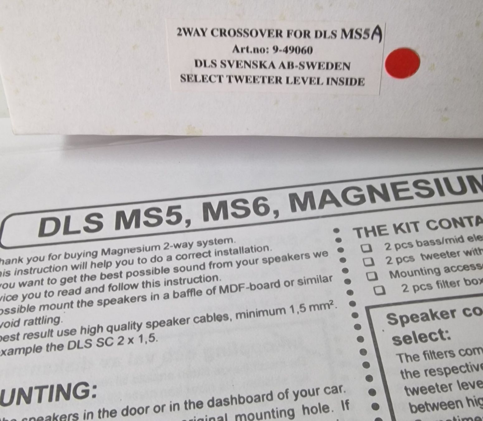 Casse acustiche: DLS Magnesium MS5 Lautsprecher SET 80W – Nuovo e nell'imballaggio originale da Uerkheim venduto da Kaufoption 7