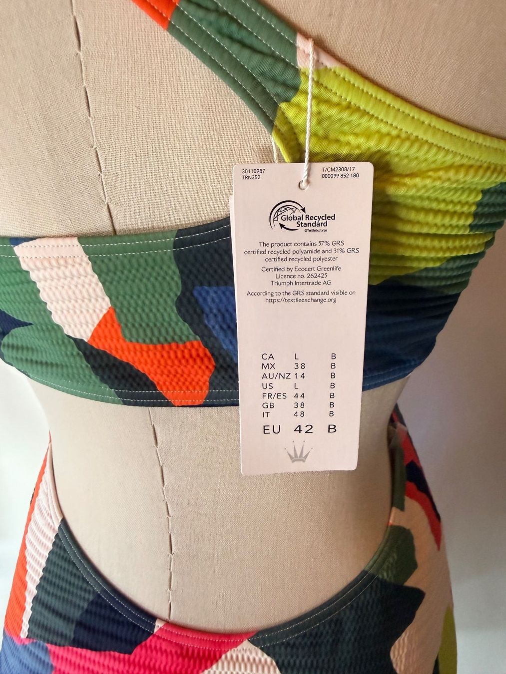 Triumph Badekleider & Bikinis: TRIUMPH, Badekleid SUMMER EXPRESSION, Grösse 42B, Mehrfarbig – Neu und originalverpackt aus Rudolfstetten von gst_g7xl 4