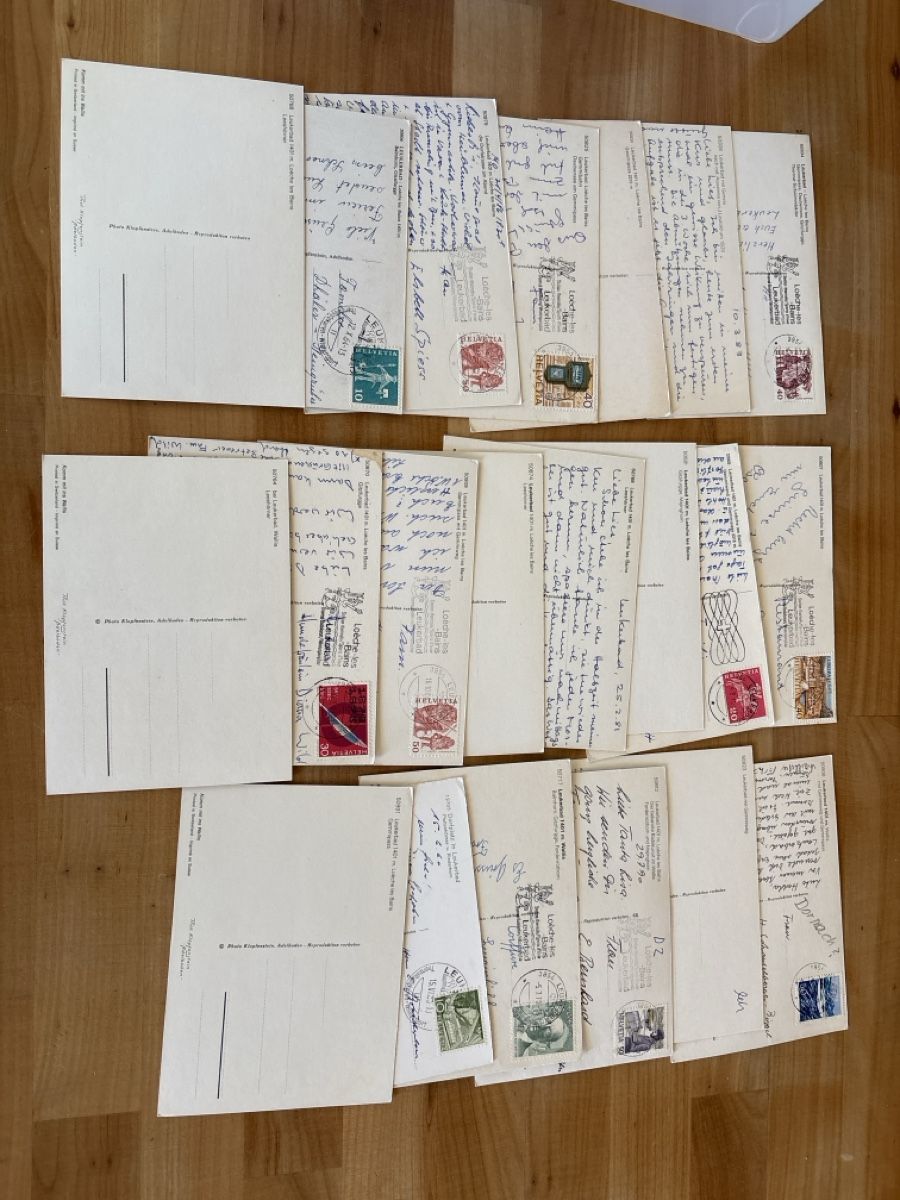 Cartoline postali: AK von Leukerbad – Usato da Rümlang venduto da Brieftaube2 1