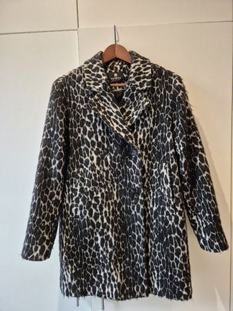 Manteau imprimé léopard Navyboot, taille 36, comme neuf!