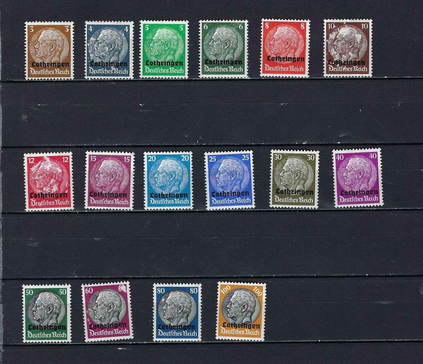 Tutti i francobolli: WKII Besetzung Lothringen ** – Nuovo e nell'imballaggio originale da Altstätten SG venduto da Nandodax