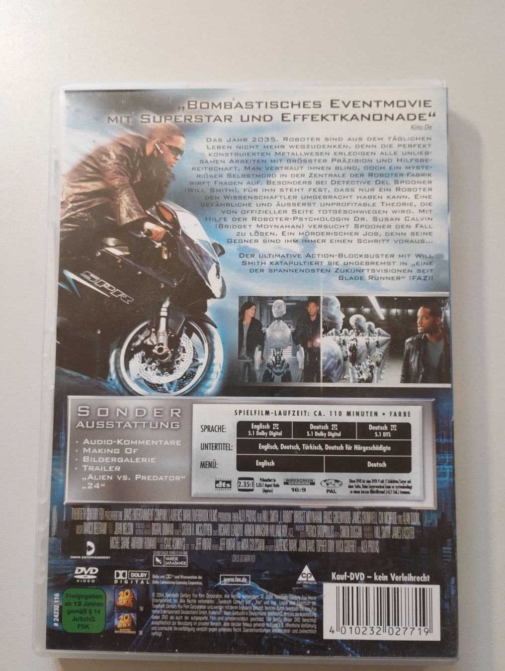 Tutti i DVDs: DVD - I Robot - Versand A-Post nur CHF 2.50! – Usato da Siblingen venduto da the_92m7 1