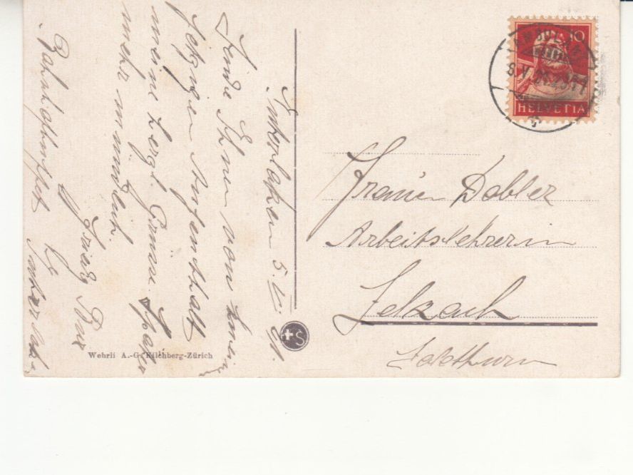 Cartoline postali: Interlaken 1921 – Usato da Bürglen TG venduto da StampGraf 1
