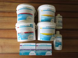 Bayrol und Delphin Poolpflegeprodukte