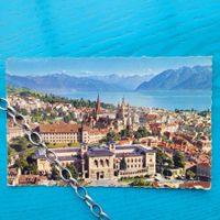 Lausanne ( Luftaufnahme)   1957