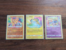 3 Pokemon Karten Zamazenta Raikou Zacian