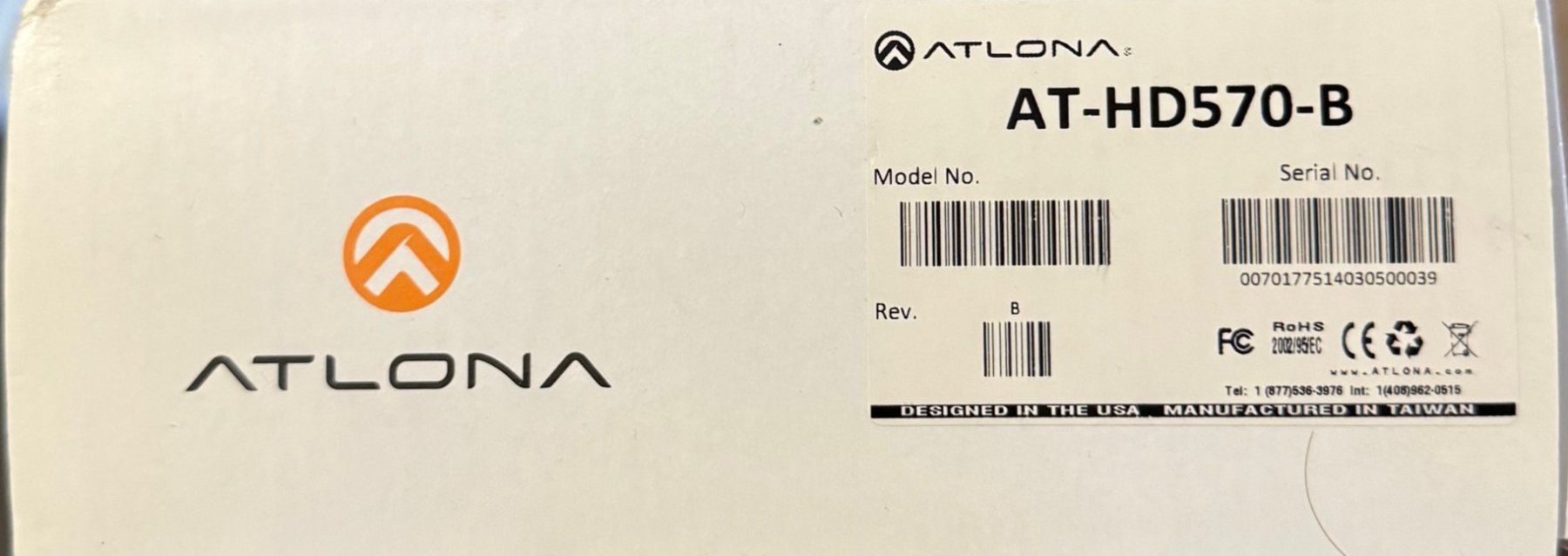 Convertitori: Atlona AT-HD570 HDMI Audio De-Embedder – Nuovo e nell'imballaggio originale da Basel venduto da peterfalk 1