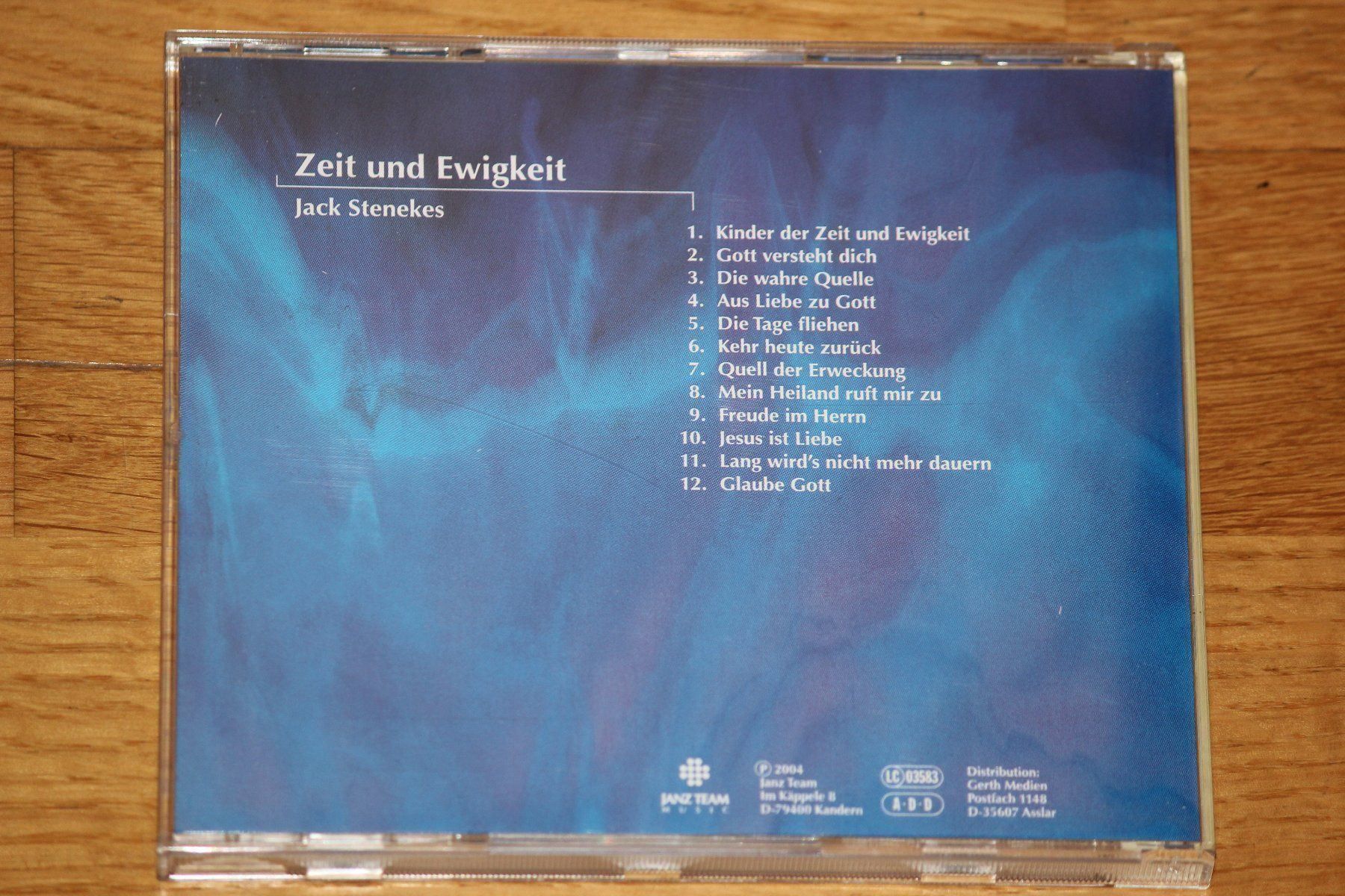 CDs: JACK STEINEKES - Zeit und Ewigkeit – Gebraucht aus Wichtrach von LuckyLuke69 1