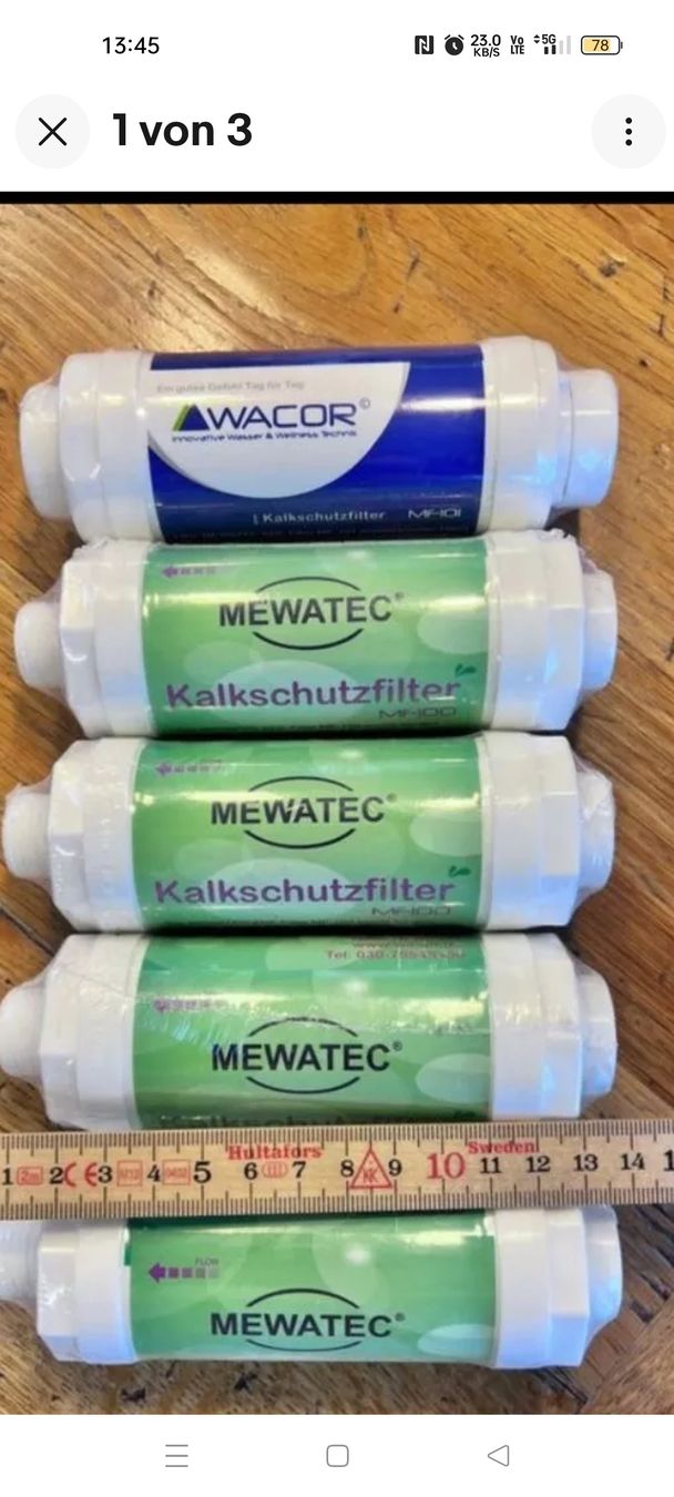 Docce: Dusche wc entkalkfilter 4 stück – Nuovo e nell'imballaggio originale da BASEL venduto da elginch 2