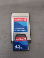 Adaptateur PC Card SanDisk avec carte CompactFlash 4 Go