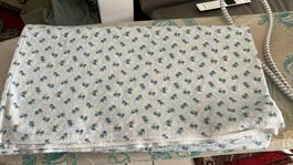 Lenzuolo di flanella fiorata 240x210 cm