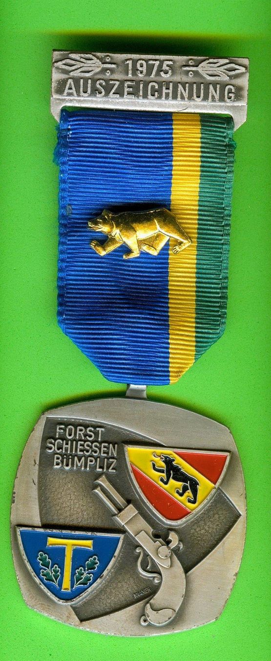 Medaillen: KRANZABZEICHEN  1975 – Gebraucht aus Winterthur von Sammleroase