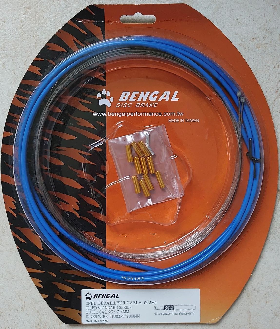 Pezzi di ricambio: Bengal - Câbles de dérailleurs - bleu – Nuovo e nell'imballaggio originale da Biel/Bienne venduto da TheShop4U