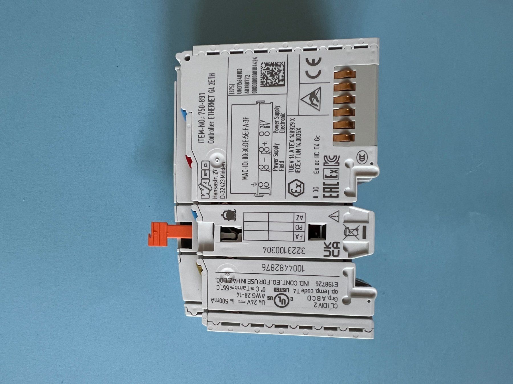 Sistema di controllo: WAGO 750-891 (SPS Controller Modbus TCP) – Usato da Aefligen venduto da Aemmi_34 2
