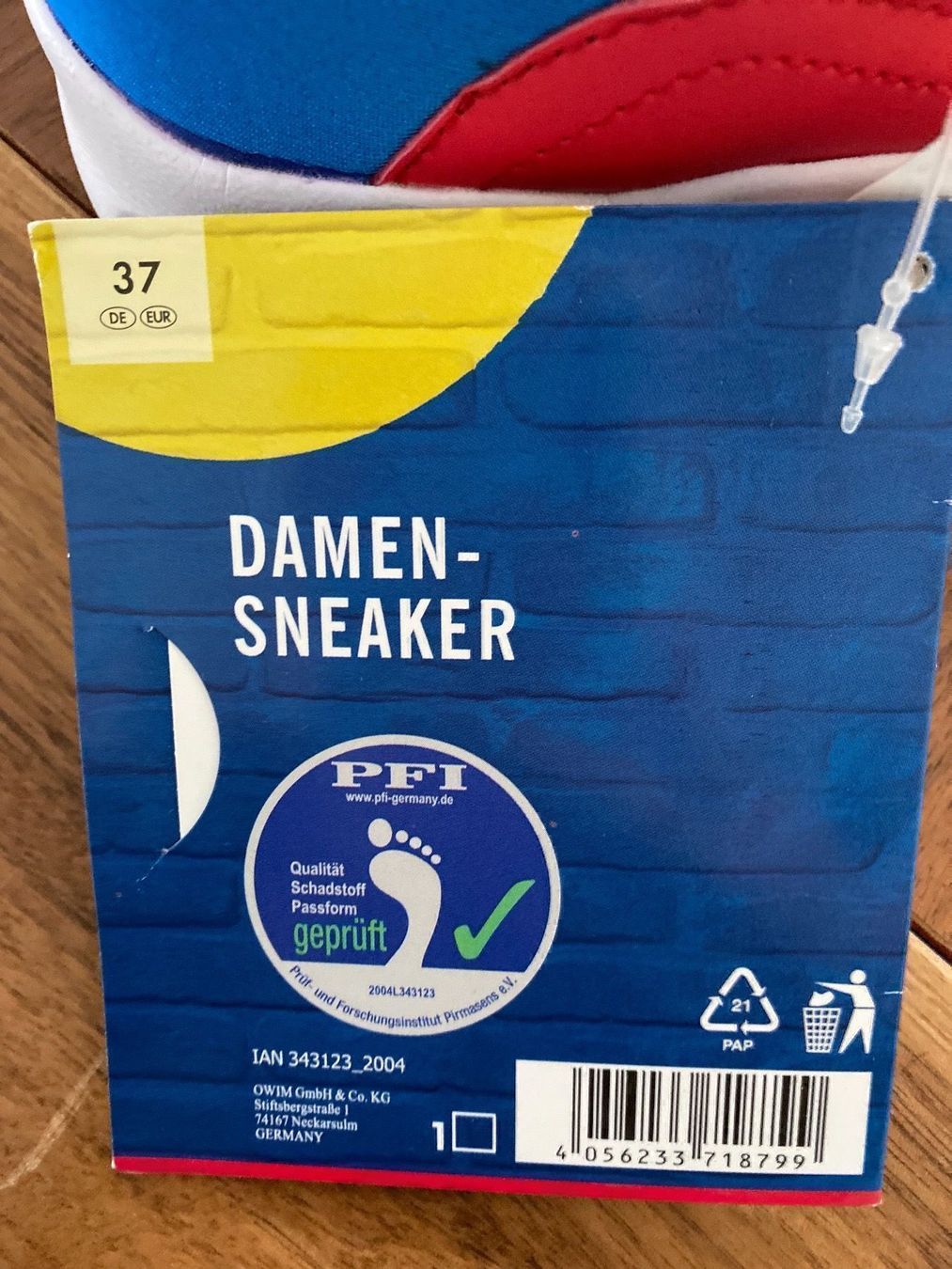 Scarpe da donna: LIDL Damen-Sneaker NEU Grösse 37 – Nuovo e nell'imballaggio originale da Schwyz venduto da Trofana 2