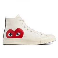 Comme des Garçons PLAY x Converse Chuck 70 Weiss/Egret 42