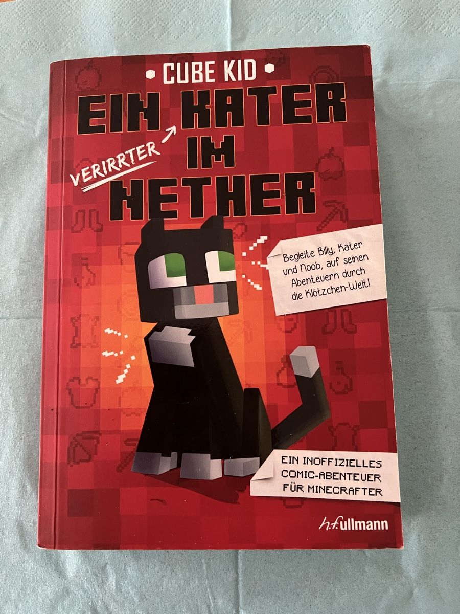 Bücher: Minecraft Buch: Ein Kater im Nether. Seitenzahl: 283 – Gebraucht aus Basel von veralt