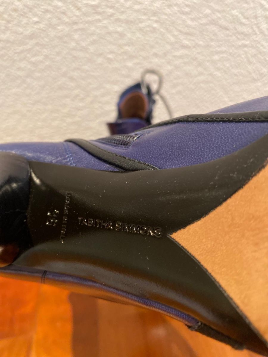Scarpe da donna: Stiefeletten Tabitha Simmons Leder blau – Usato da Zug venduto da Markan67 7