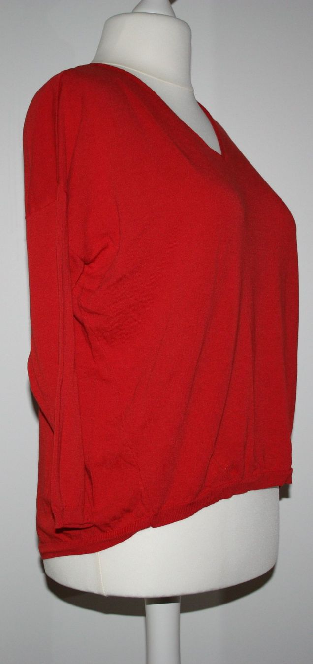 Maglioni & Felpe: Pullover mit V-Ausschnitt rot Gr. XL – Usato da Flüelen venduto da Diversicum-Textil 1