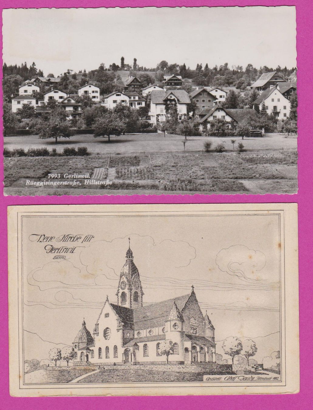 Cartoline postali: 8 x Gerliswil / Emmenbrücke   :   8 alte Ansichtskarten – Usato da Vitznau venduto da Ropaku 2