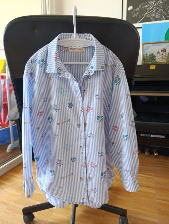 Kinder Zara Sommer Hemd, Gr 134