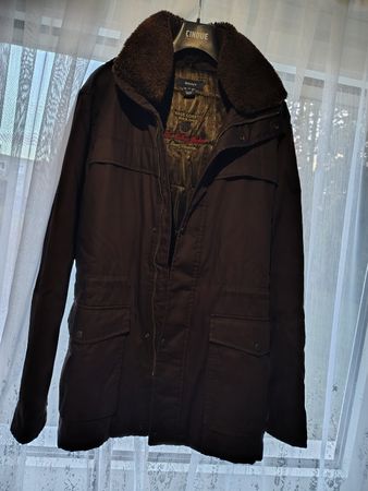GANT Winter Jacke mit Pelzkragen, Herren Grösse M! Neuwertig