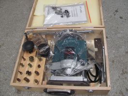 Ladenneu: DEUMAG Oberfräse Set 1020 Watt 6 und 8mm